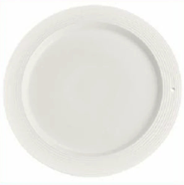 ROUND SERVING PLATTER  PINSTRIPE