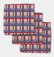 Cielo Grid Dishcloth Set