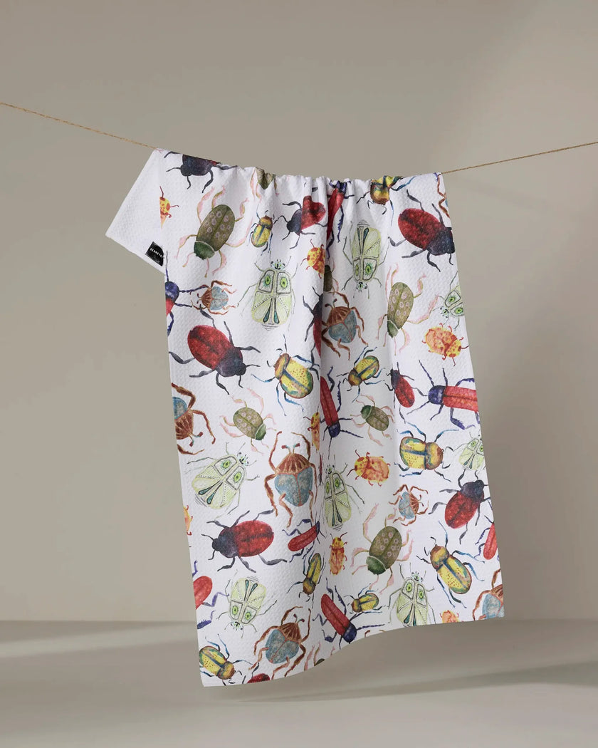 AFRICAN BEETLES TEA TOWEL