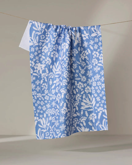 BLOOM ME OVER FLORAL TEA TOWEL