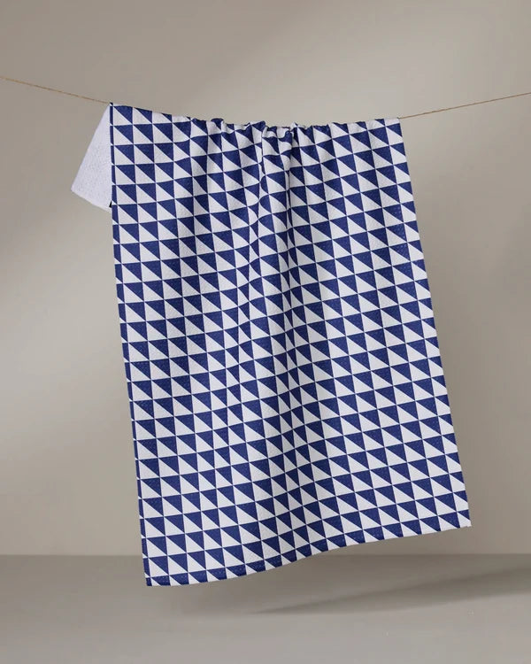 BLUE WHIRL TEA TOWEL