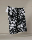 BOTANICAL SILHOUETTES CHARCOAL TEA TOWEL