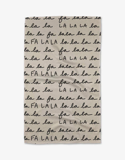 Fa La La Tea Towel