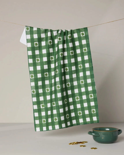 82793 FORTUNATE GINGHAM TEA TOWEL