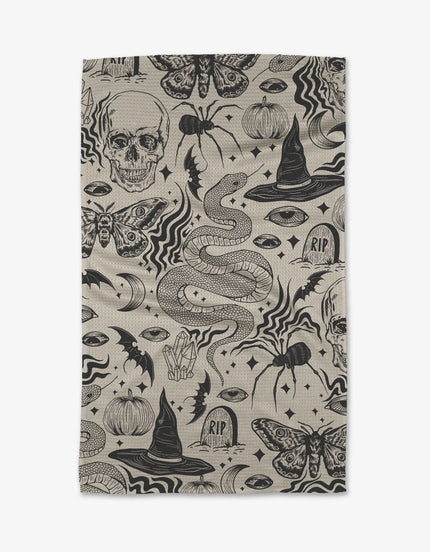 HALLOWEEN COLLAGE TEA TOWEL