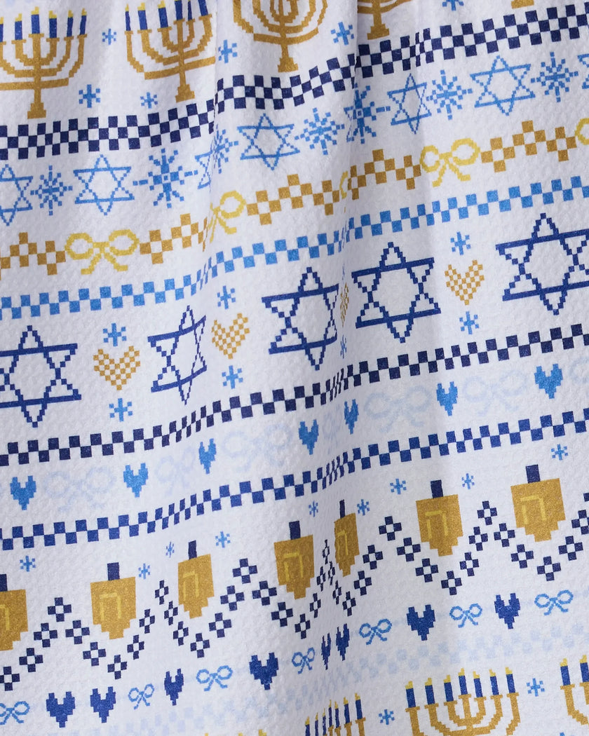 Hanukkah Sweater Tea Towel