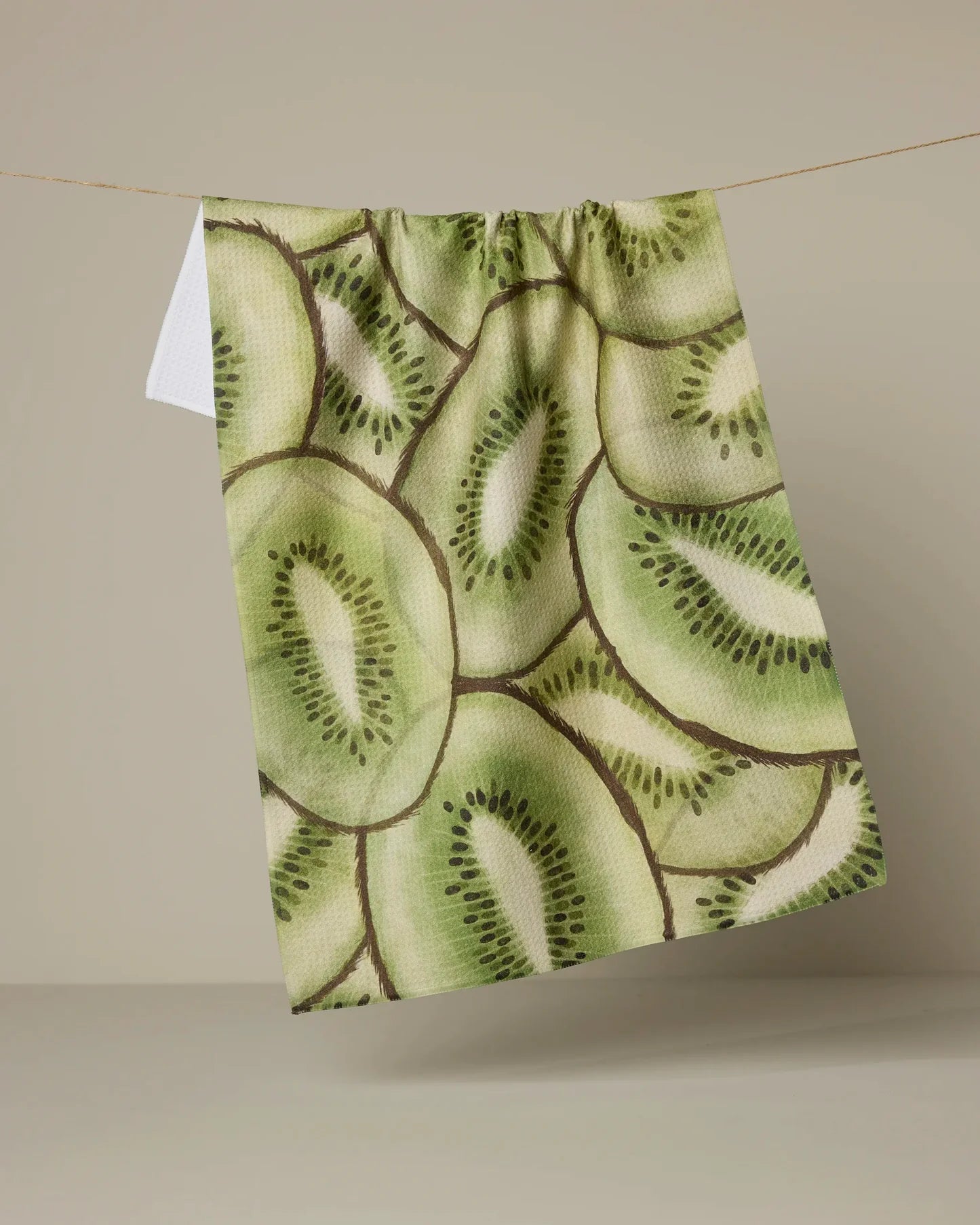KIWI SLICES TEA TOWEL