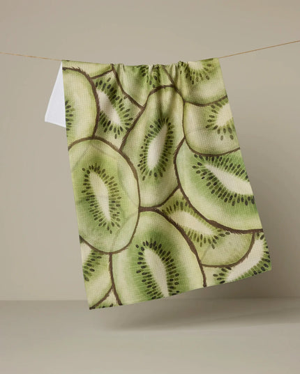 KIWI SLICES TEA TOWEL
