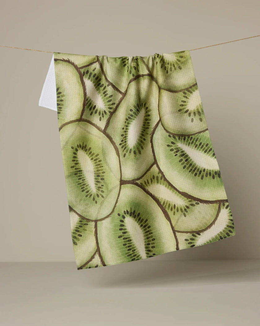 KIWI SLICES TEA TOWEL