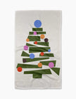 MODERN FESTIVE TREE TEA TOWEL