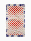 Navy Fringe Tea Towel