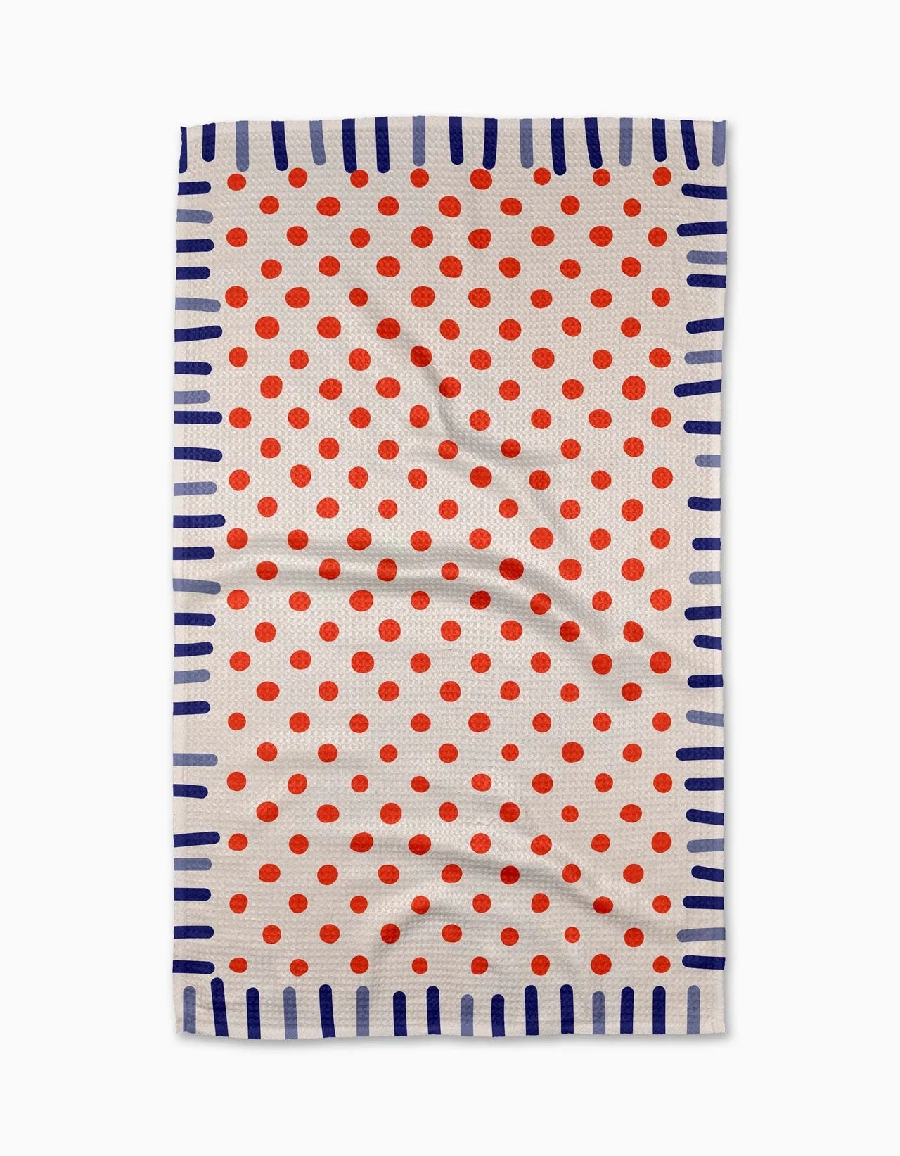 Navy Fringe Tea Towel