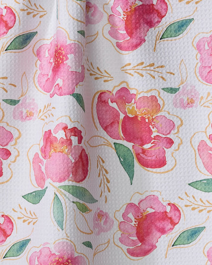 PINK PEONY TEA TOWEL