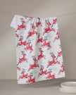 Prancing Reindeer Tea Towel