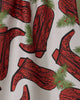 Rodeo Red Tea Towel