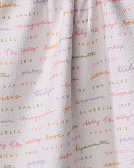 SPRING FLOWERS TEA TOWEL
