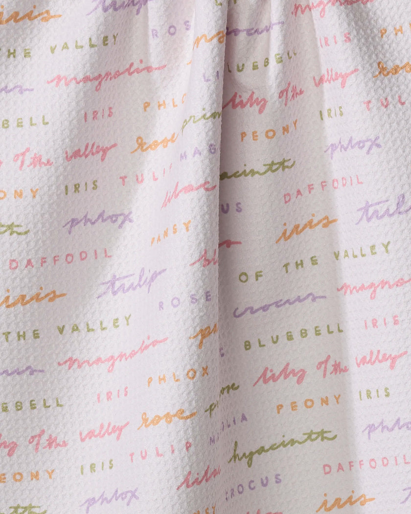 SPRING FLOWERS TEA TOWEL