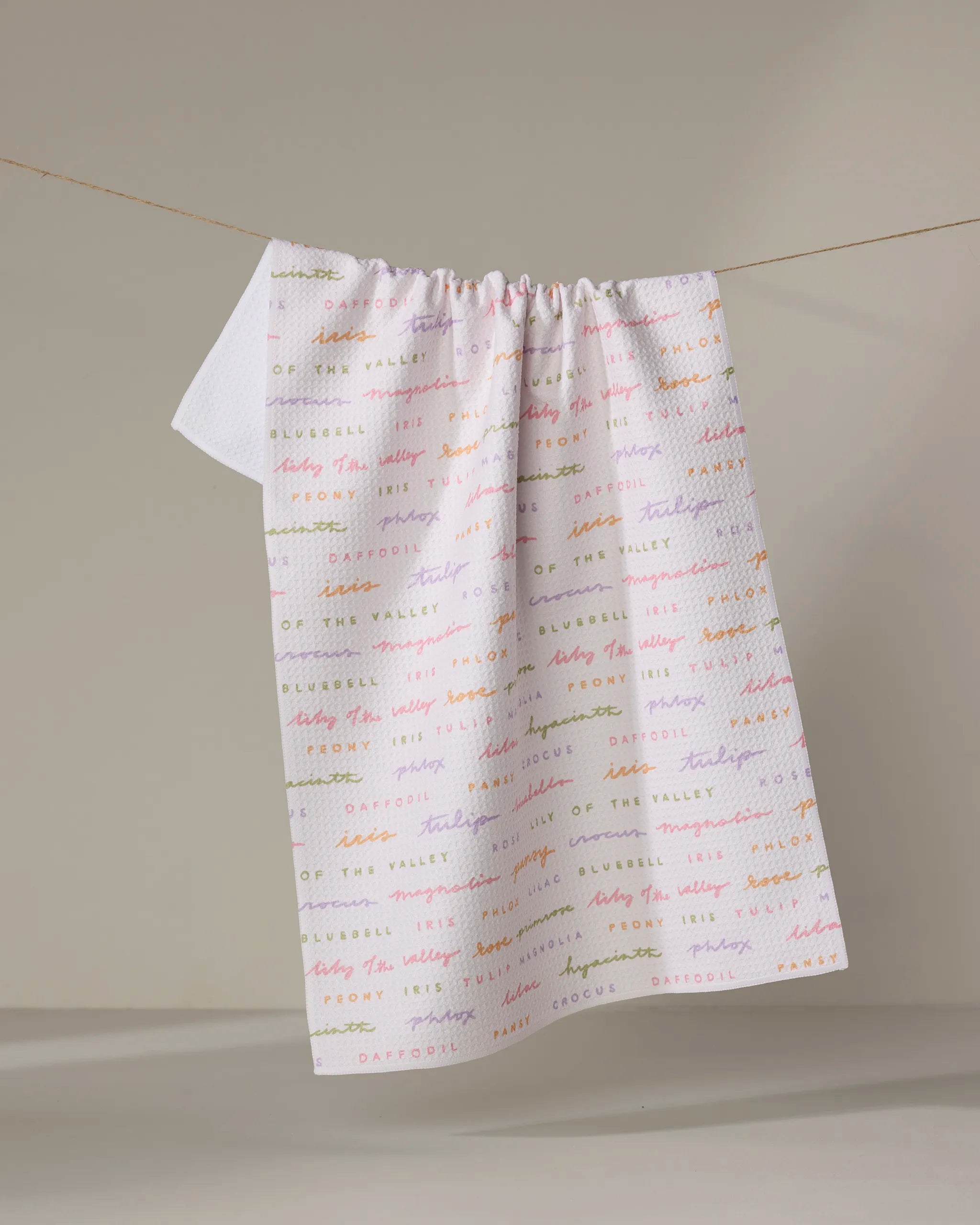 SPRING FLOWERS TEA TOWEL