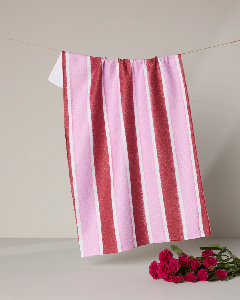 SUPER SWEET STRIPE TEA TOWEL