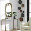 Lucky Coins Outdoor Metal Wall Decor, Nickel, S/4