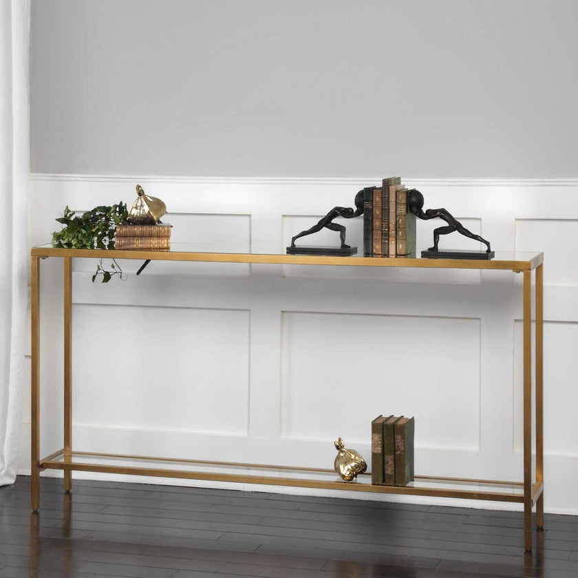 Hayley Console Table, Gold