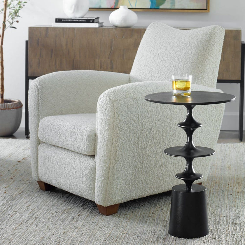Flight Accent Table, Black