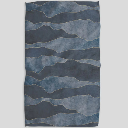 Lined with Gold Tea Towel