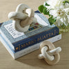 Limestone Link Outdoor Sculptures, S/2