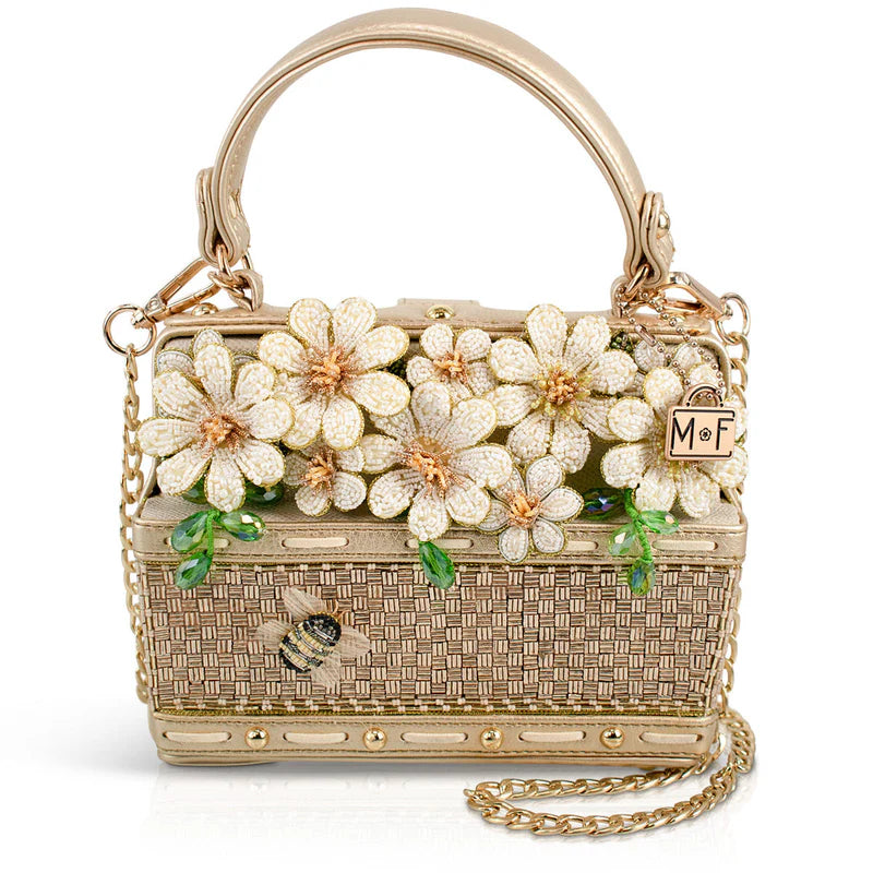 BASKET OF SUNSHINE TOP HANDLE HANDBAG