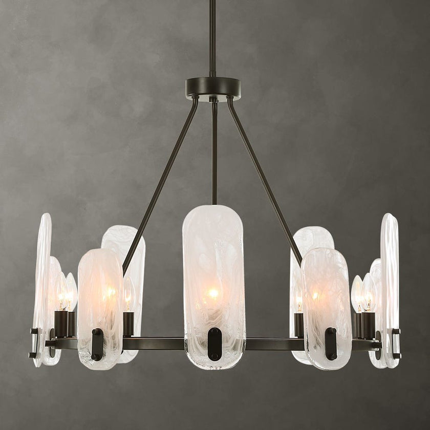 Ellipse, 10 Lt Chandelier