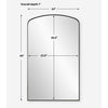 Tordera Arch Mirror, Black