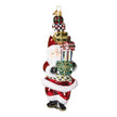 COZY CHRISTMAS GIFTING SANTA ORNAMENT