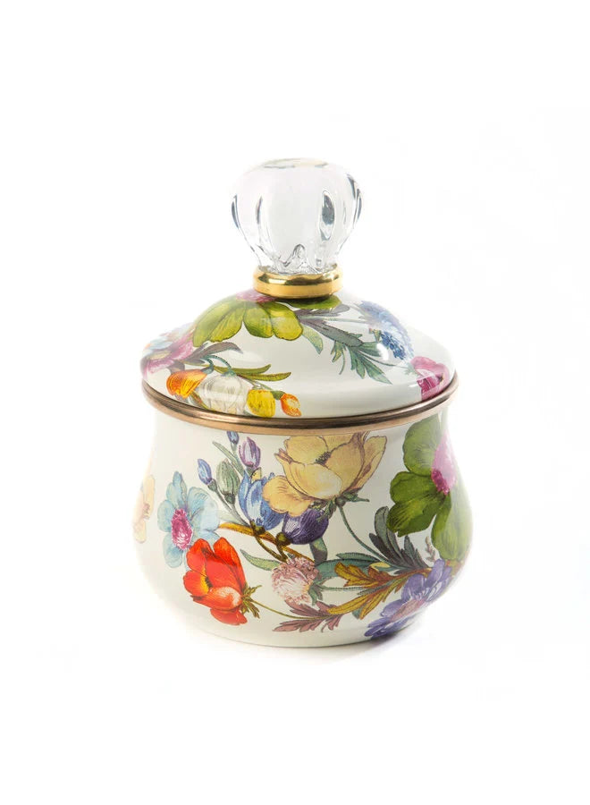 FLOWER MARKET LIDDED SUGAR BOWL