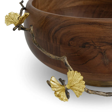 BFG WOOD SERVING BOWL