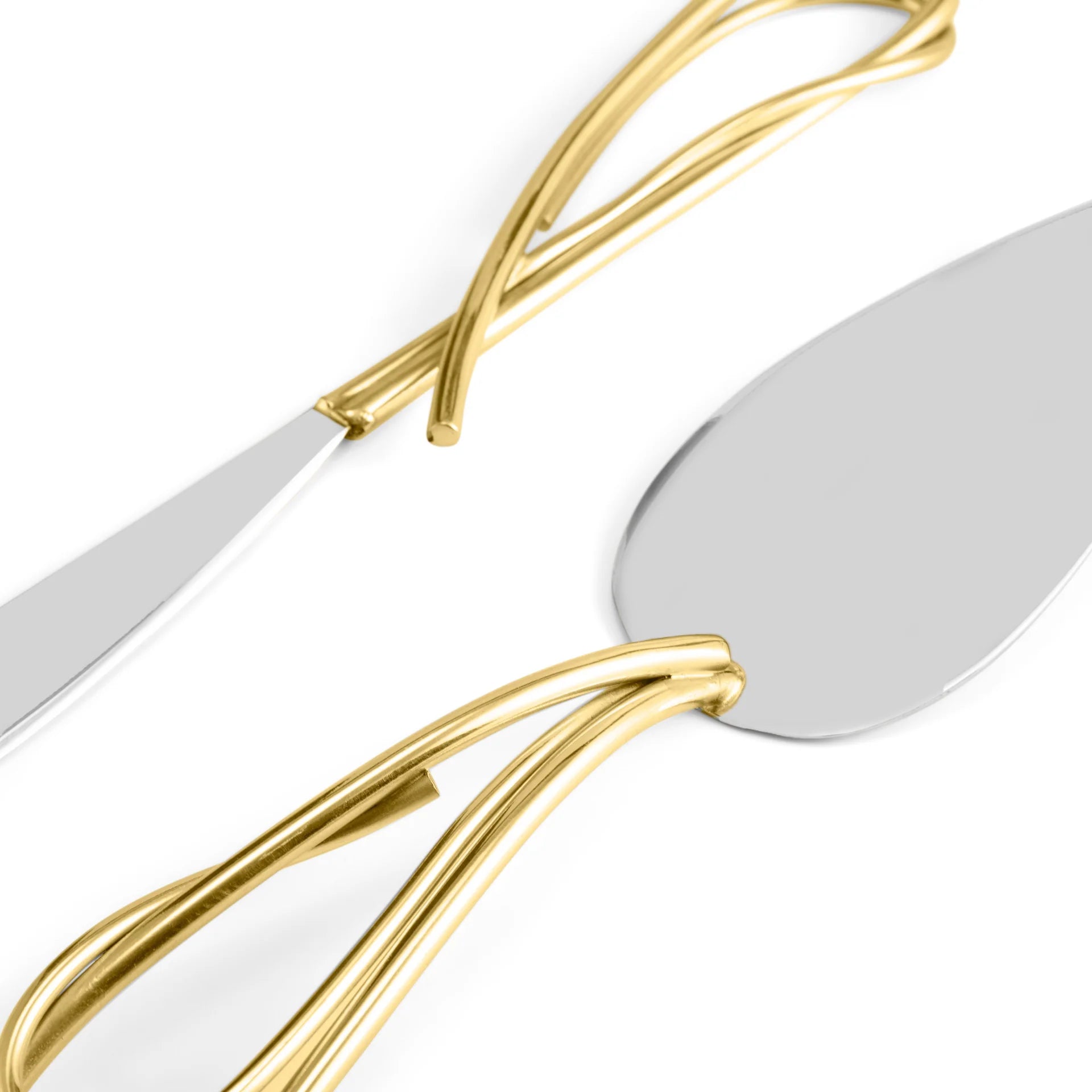 CALLA LILY CAKE KNIFE & SERVER