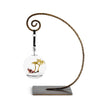 ISLAND SANTA GLOBE ORNAMENT