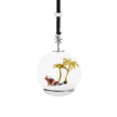 ISLAND SANTA GLOBE ORNAMENT