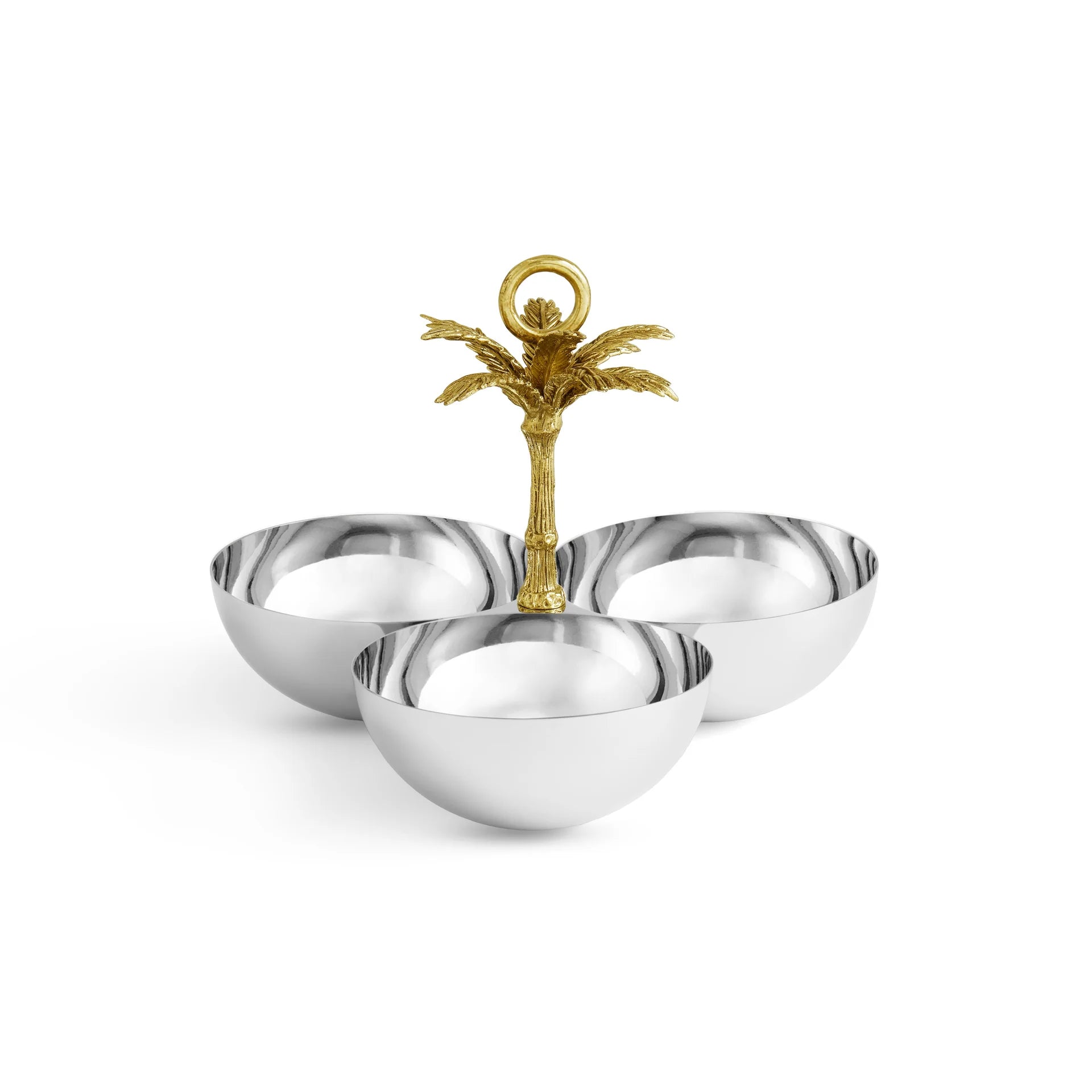 PALM TRIPLE BOWL