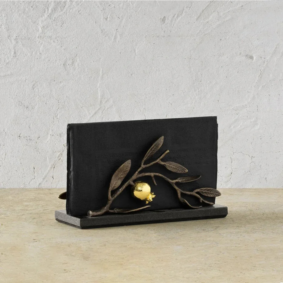 POMEGRANATE VERTE NAPKIN HOLDER