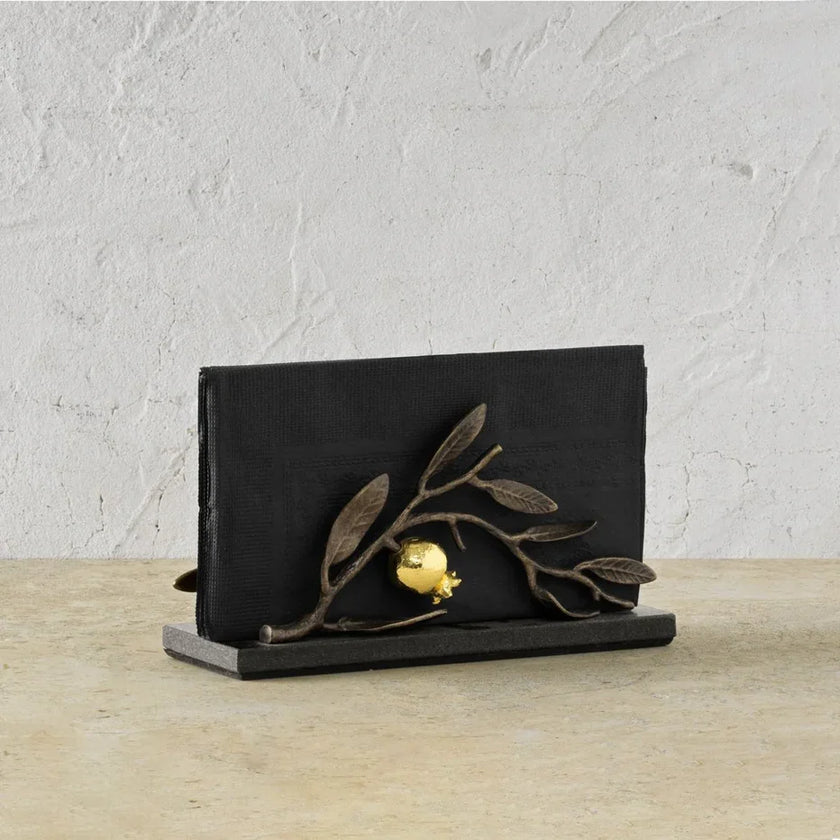 POMEGRANATE VERTE NAPKIN HOLDER
