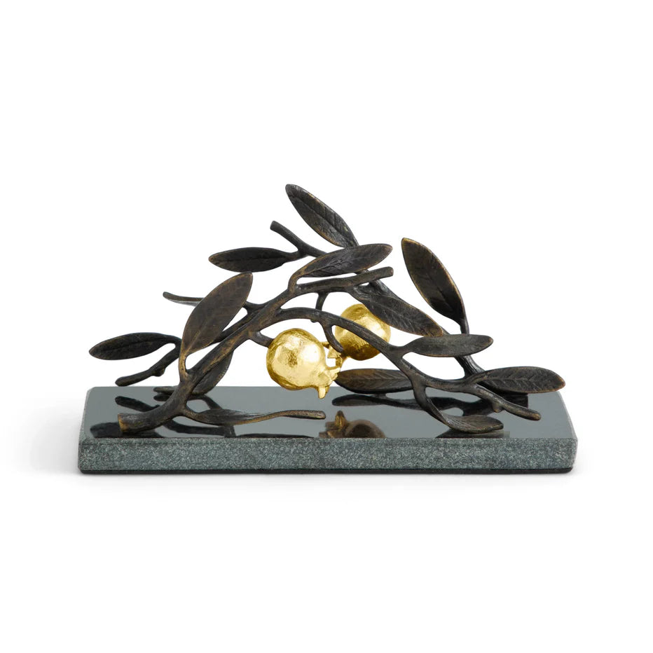 POMEGRANATE VERTE NAPKIN HOLDER