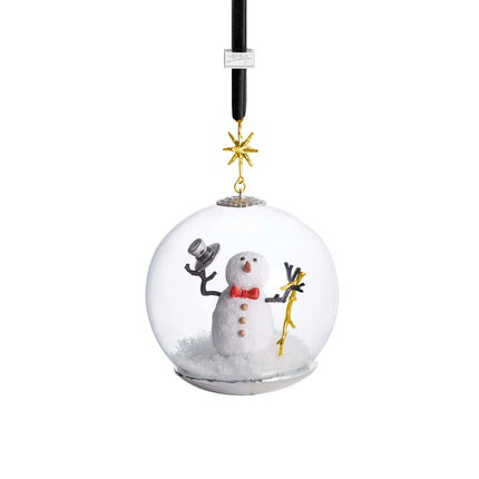 SNOWMAN SNOW GLOBE ORNAMENT