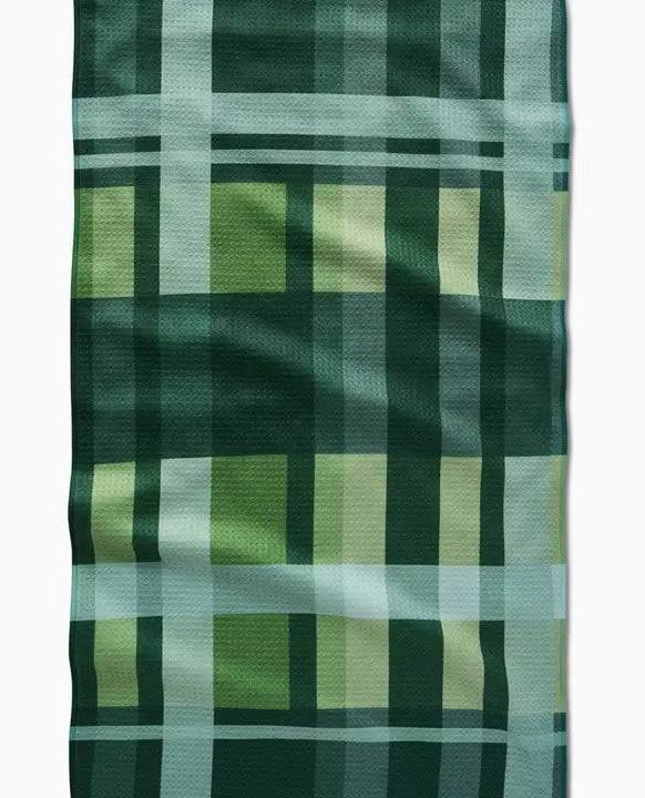 SHAMROCK PLAID TEA TOWEL