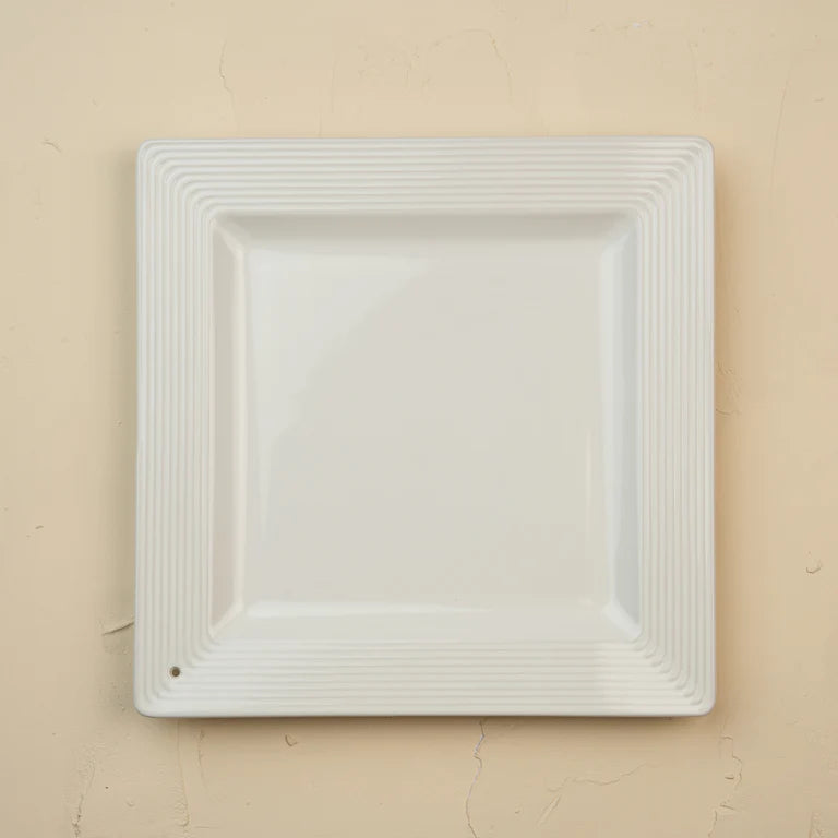 SQUARE PLATTER - PINSTRIPES