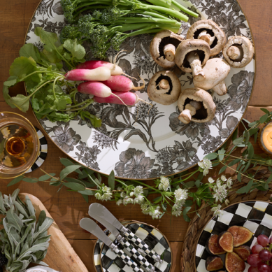 ENGLISH GARDEN SERV PLATTER